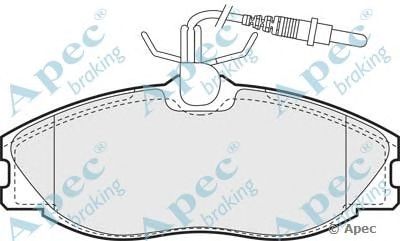 APEC BRAKING pad902 -  Комплект тормозных колодок, дисковый тормоз